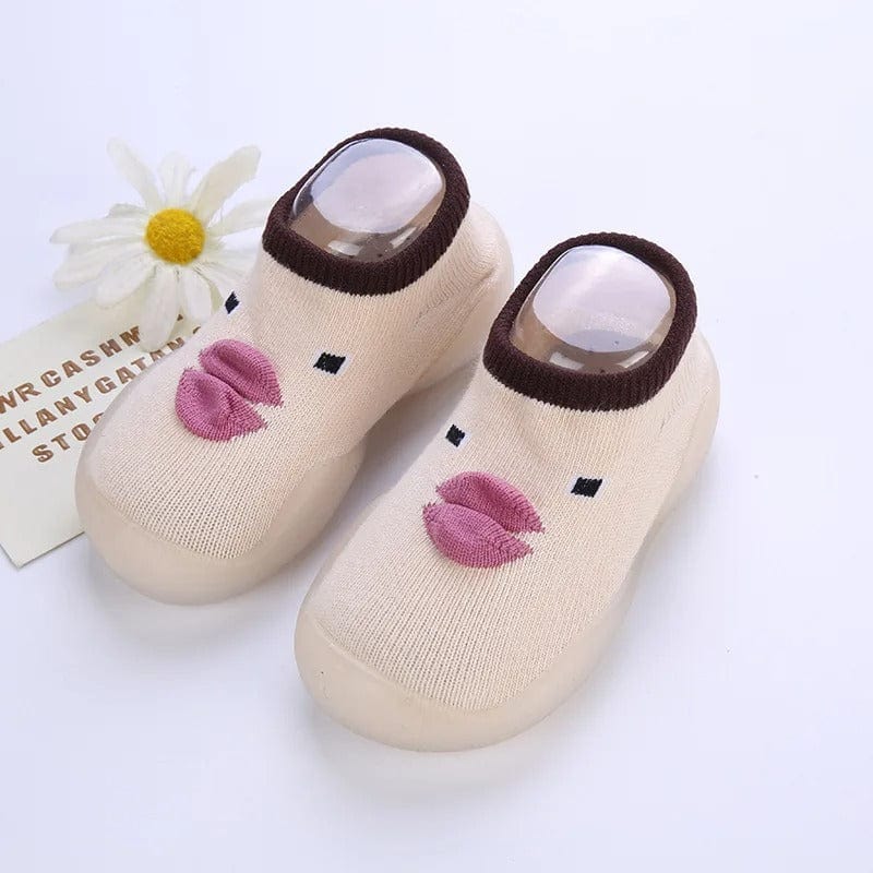 CARTOONY™ – Cozy Non-Slip Shoe Socks for Babies