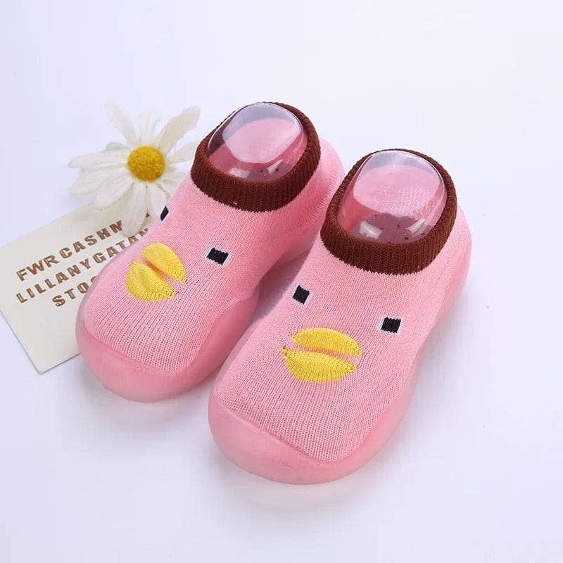 CARTOONY™ – Cozy Non-Slip Shoe Socks for Babies