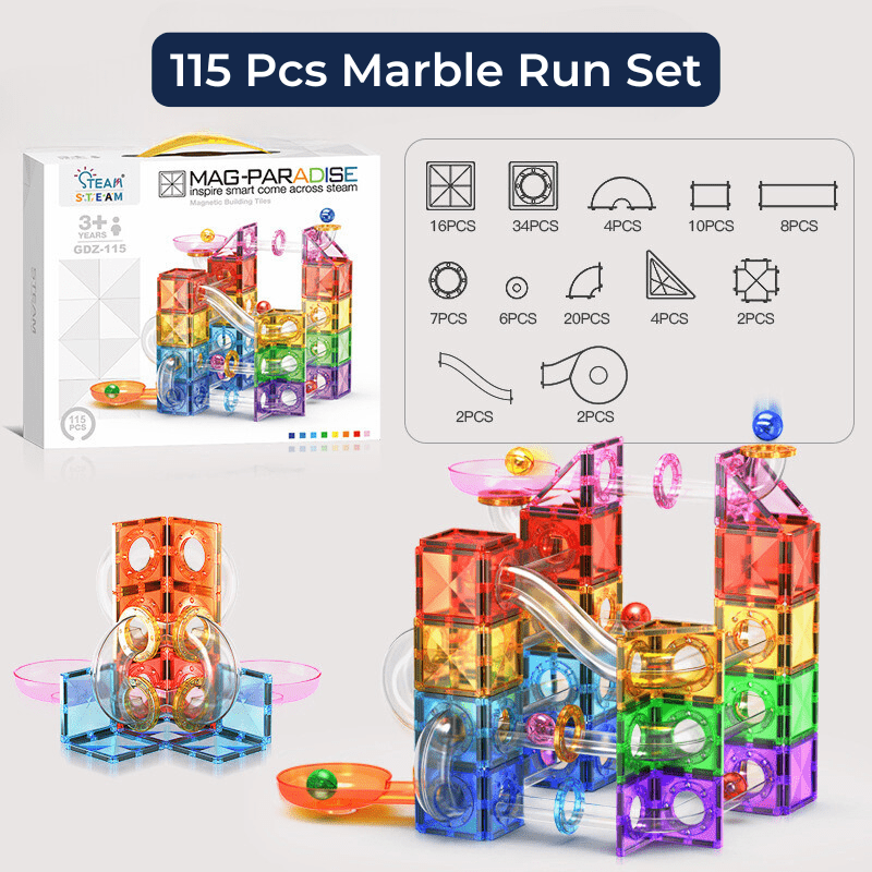 Magnetic Blocks Castle Building Set