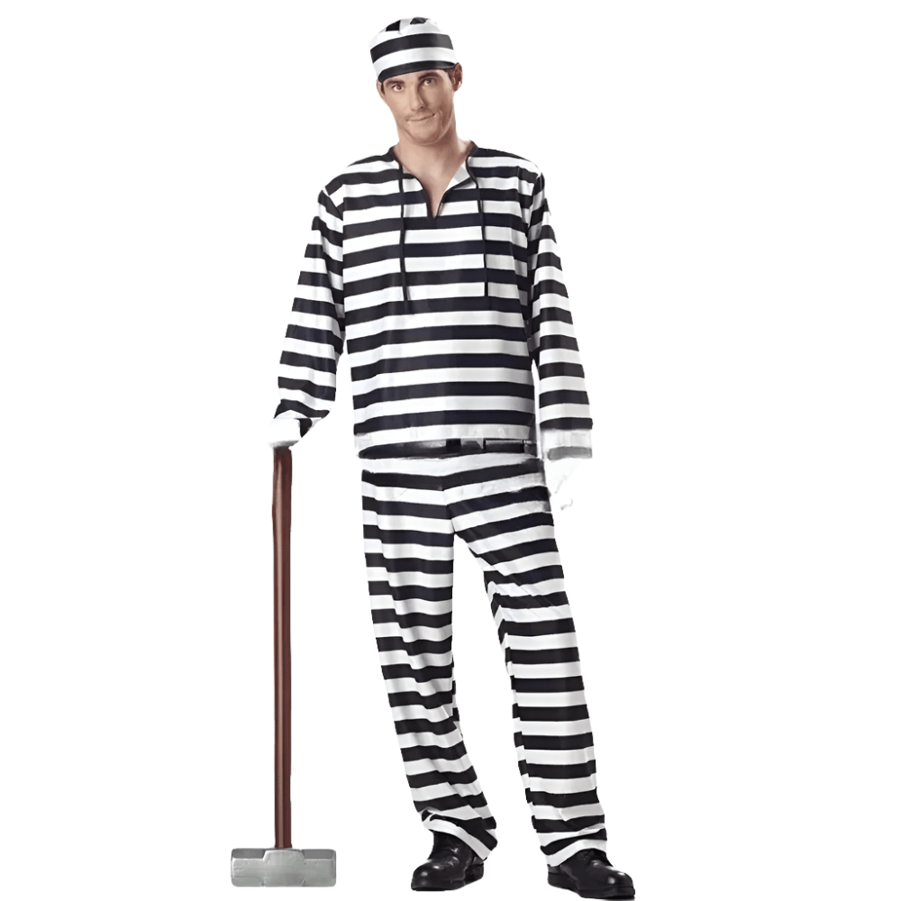 Couples Halloween Costumes Classic Striped Halloween Costumes