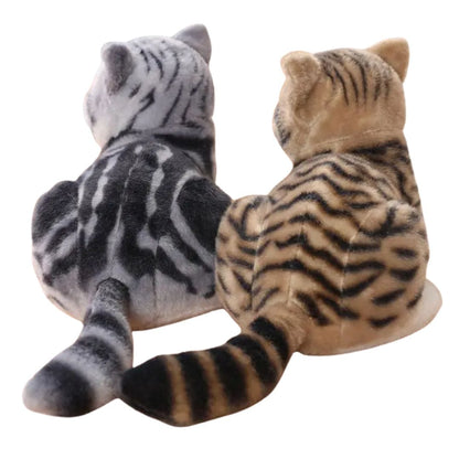 Realistic Tabby Cat Plush