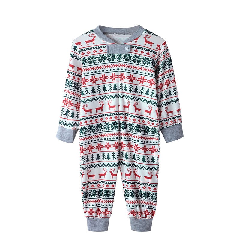 Cozy Nordic Christmas Family Pajama Set