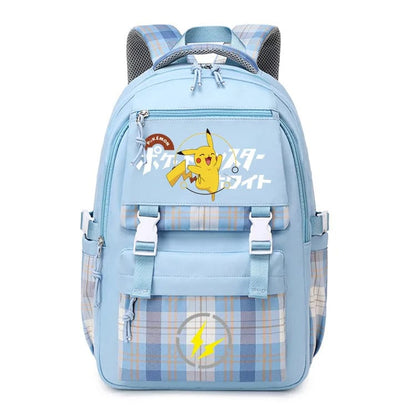 Pokemon Backpack Adjustable Oxford School Bag