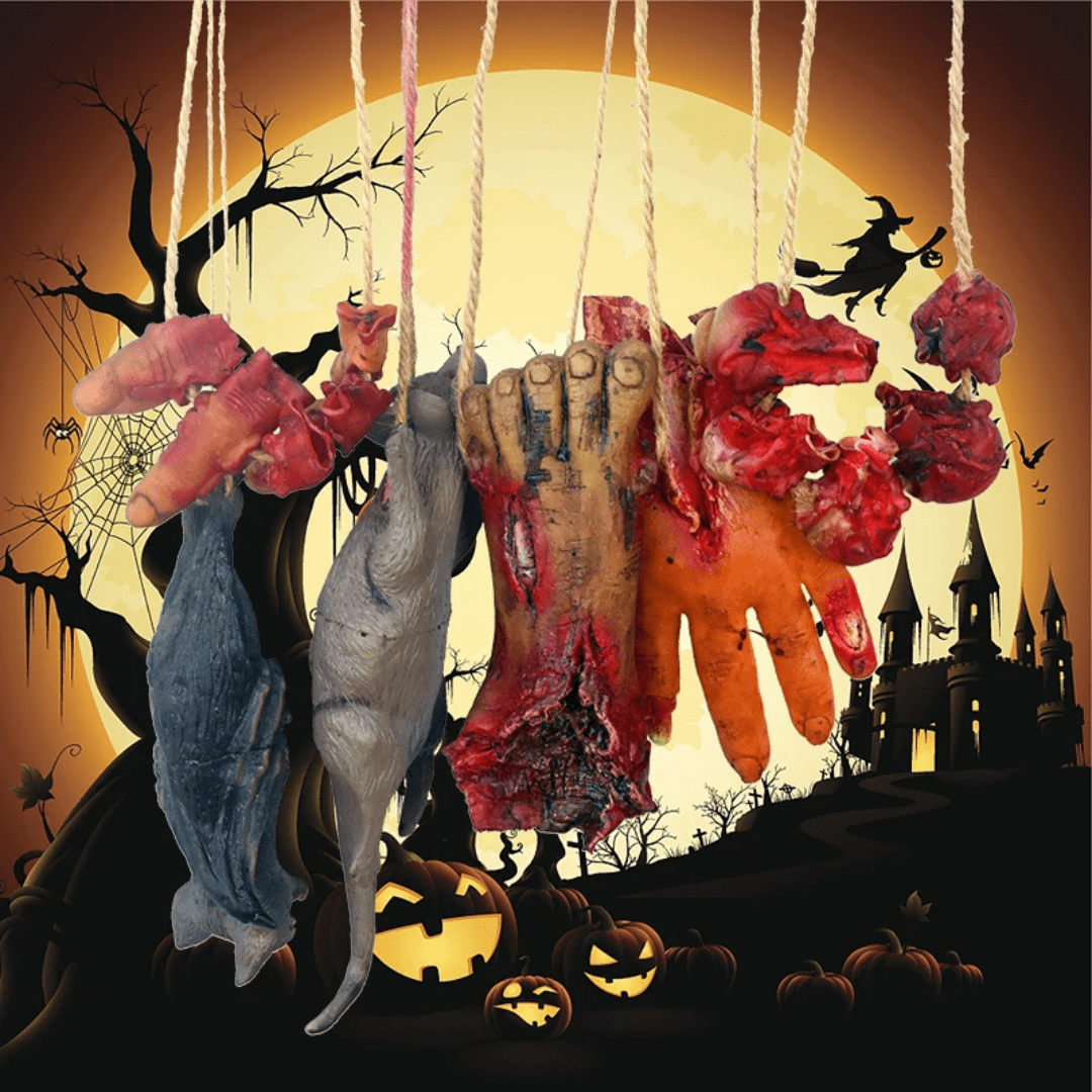 Halloween Decoration Bloody Hanging Body Parts