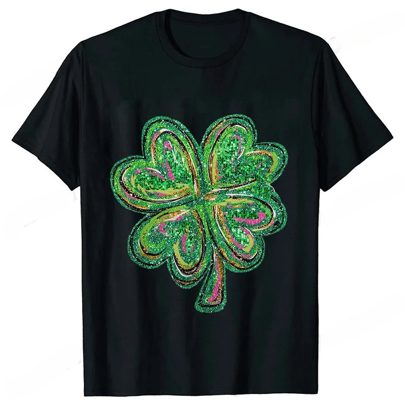 Glittery Irish Luck T-Shirt St. Patrick’s Day