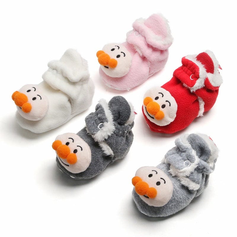 Snow Fun Baby Booties