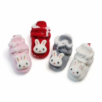 Snow Fun Baby Booties