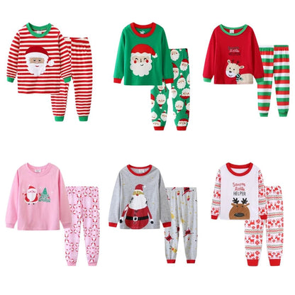 Santa Christmas Pajama Set for Kids