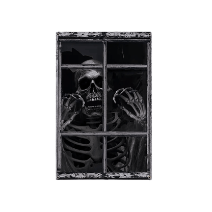 Halloween Decoration Scary Skeleton Window Cover