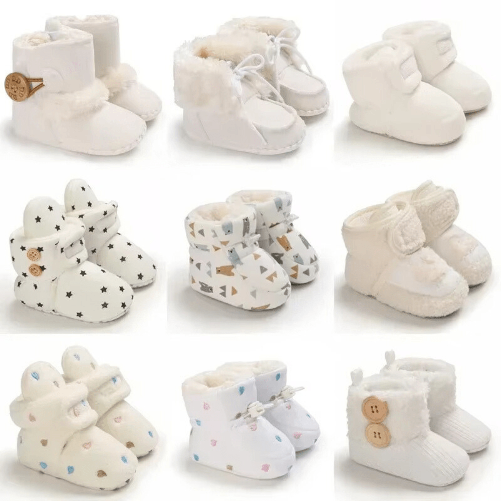 FuzzyBall Baby First Walker Booties