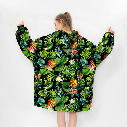 Pineapple Paradise Blanket Hoodie