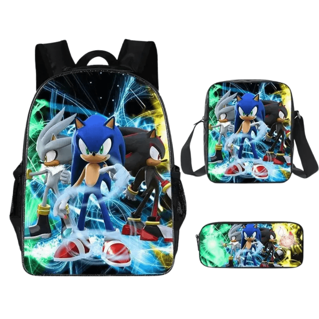 Sonic Backpack Three-Piece Set