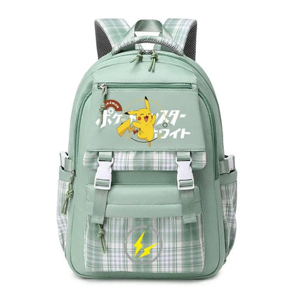 Pokemon Backpack Adjustable Oxford School Bag