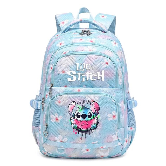 Stitch Backpack Waterproof Schoolbag