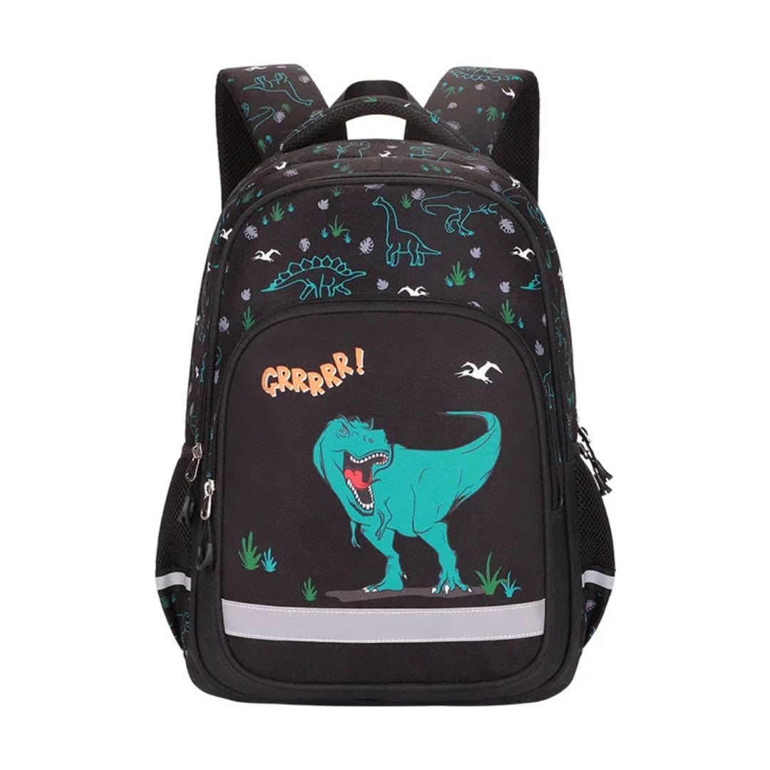 Dinosaur Backpack Cute "Grrr" with Drawings