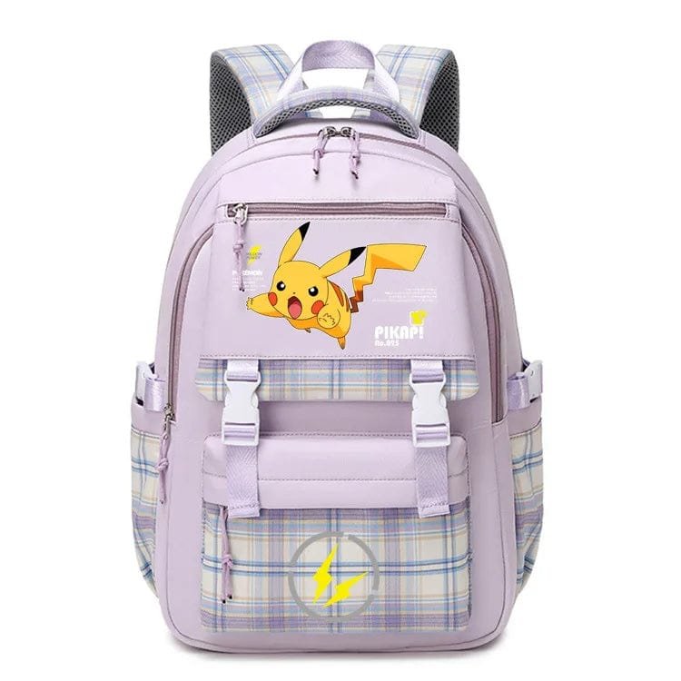 Pokemon Backpack Adjustable Oxford School Bag