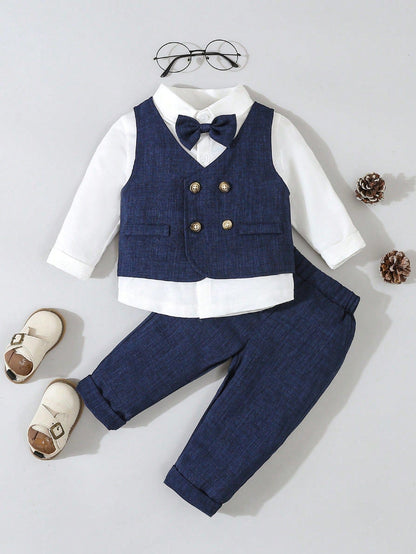 St. Patrick's Day Outfit: Baby Boys' 3-Piece Gentleman Set