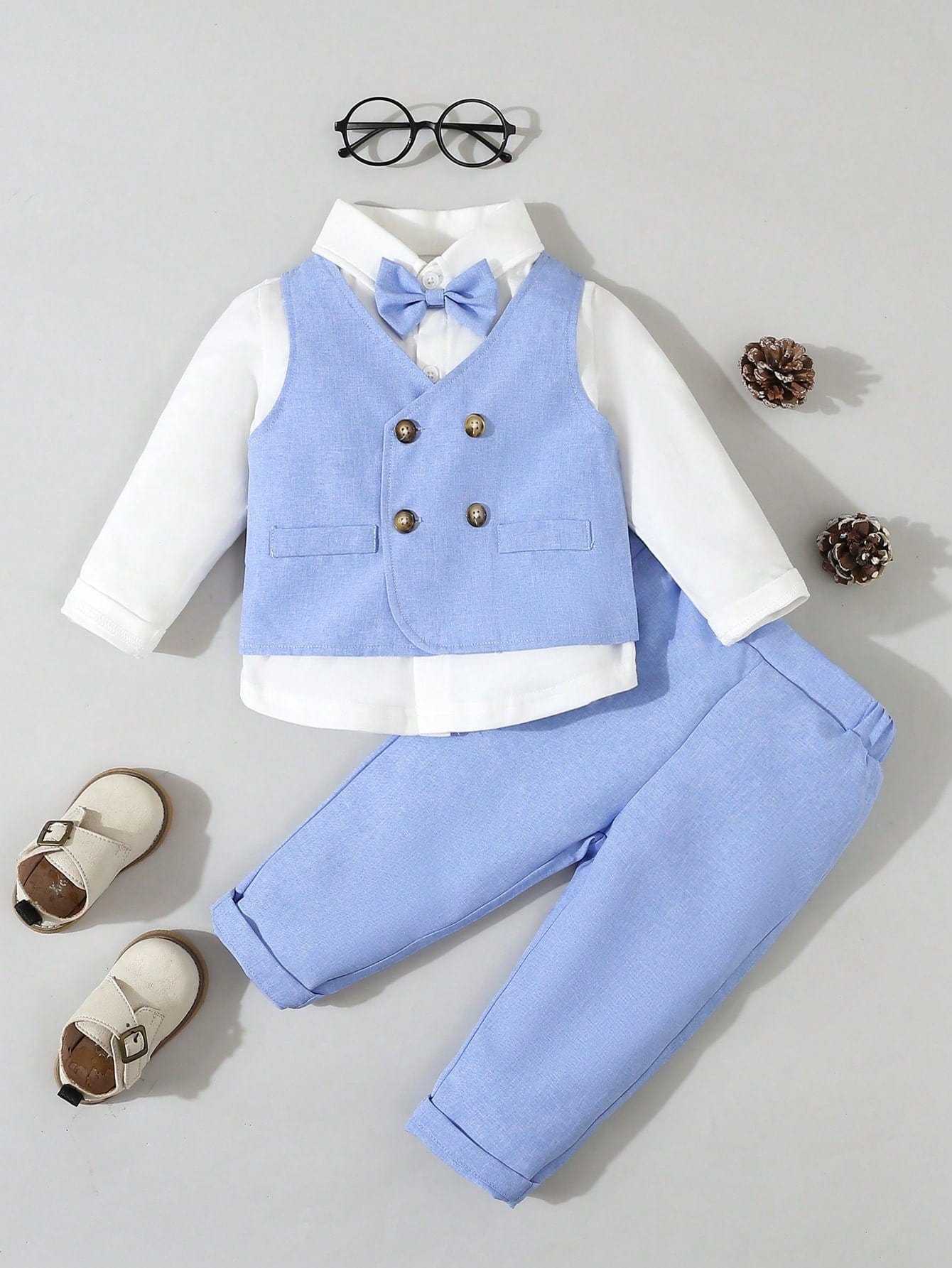 St. Patrick's Day Outfit: Baby Boys' 3-Piece Gentleman Set