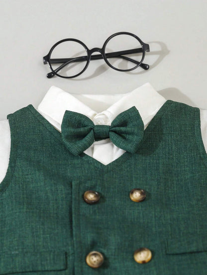 St. Patrick's Day Outfit: Baby Boys' 3-Piece Gentleman Set