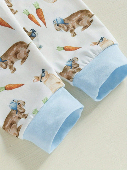 Charming Baby Easter Outfit: Bunny Romper Set