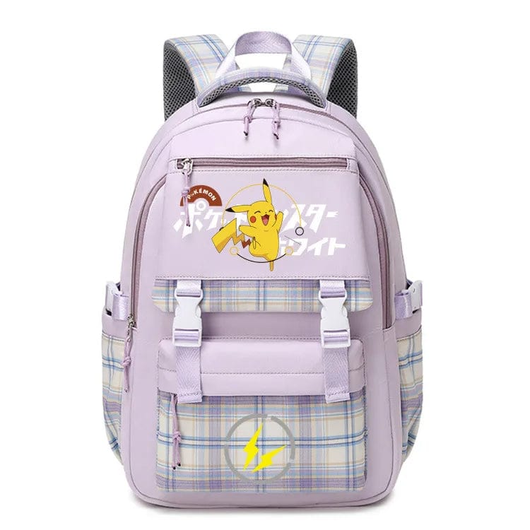 Pokemon Backpack Adjustable Oxford School Bag