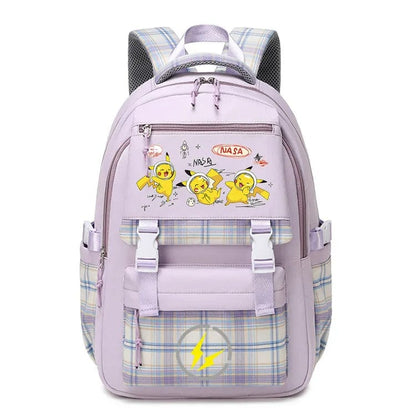 Pokemon Backpack Adjustable Oxford School Bag