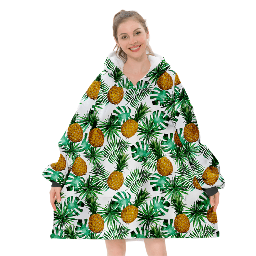 Pineapple Paradise Blanket Hoodie