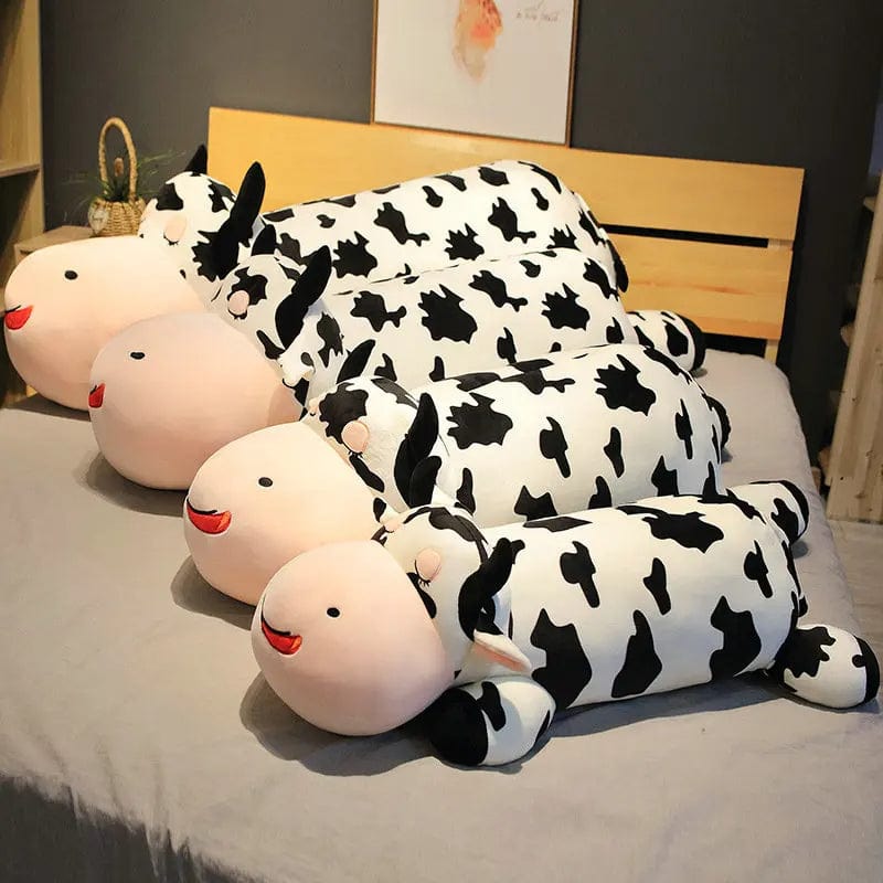 Jumbo Moo Cow Stuffed Animal Cuddle Pillow