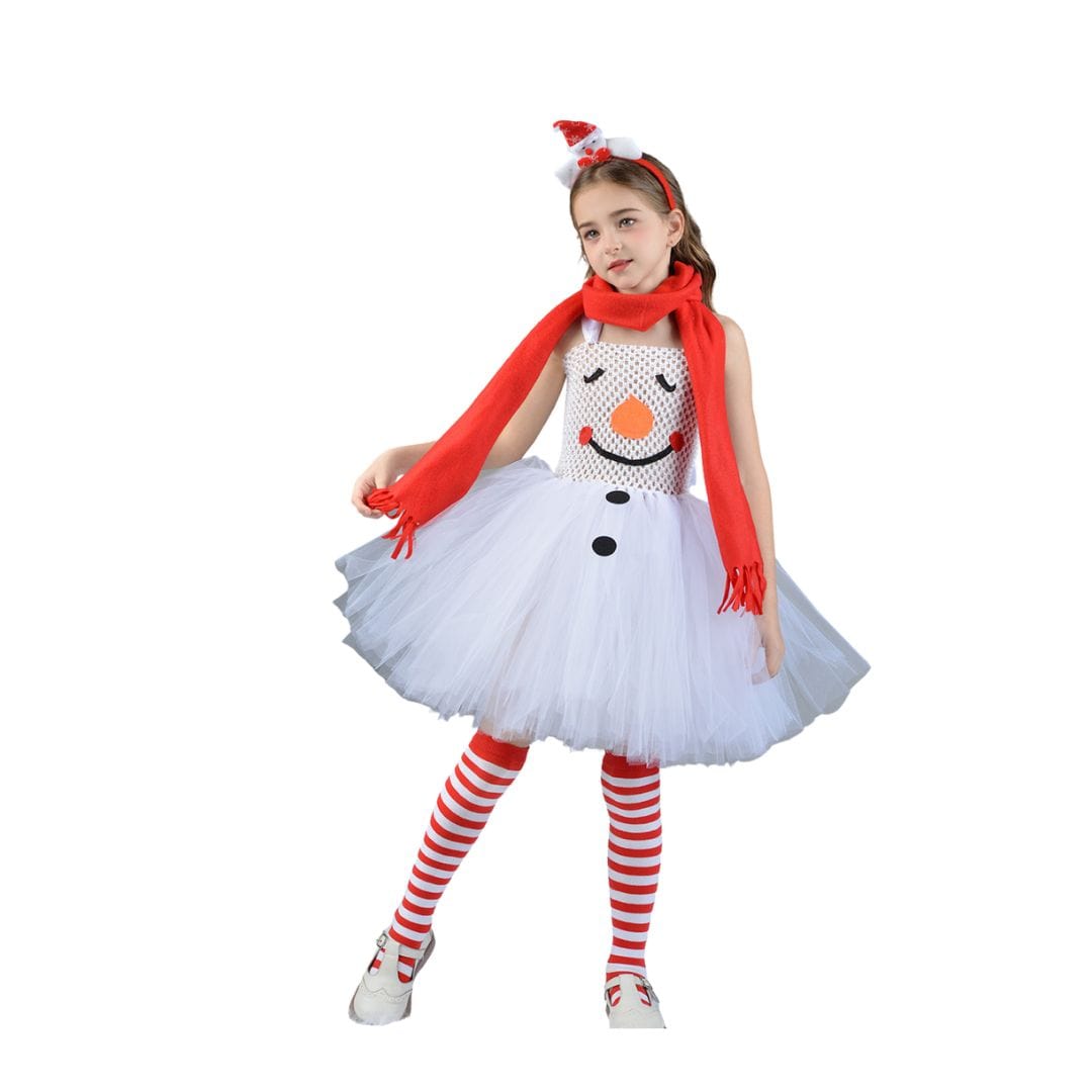 Twirl & Frost Snowman Dress Costume