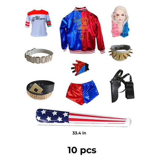 Kids Harley Quinn Cosplay Costume