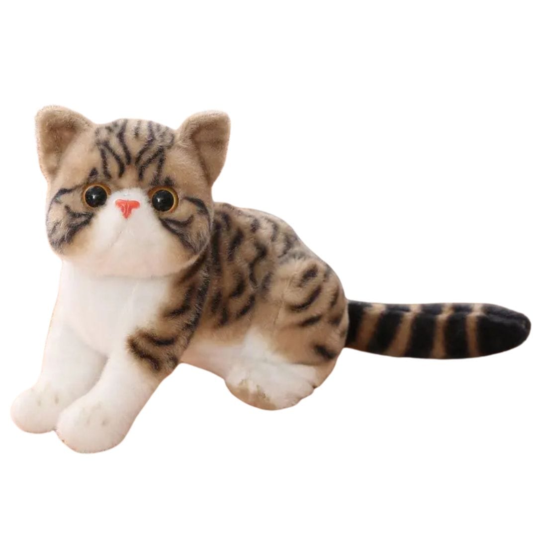 Realistic Tabby Cat Plush