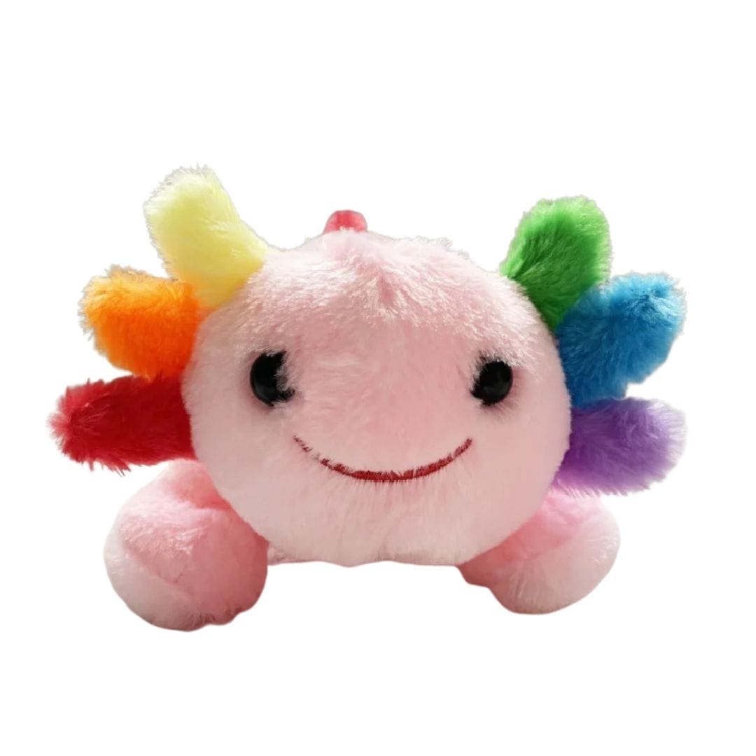 Rainbow Axolotl Plush Buddy 11in