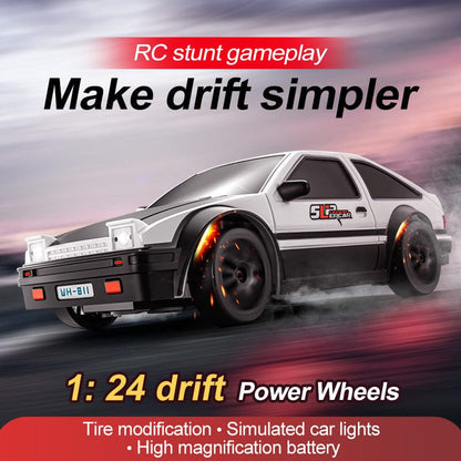 RC Car 1:24 Drift Racing AE86 2.4GHz 4WD