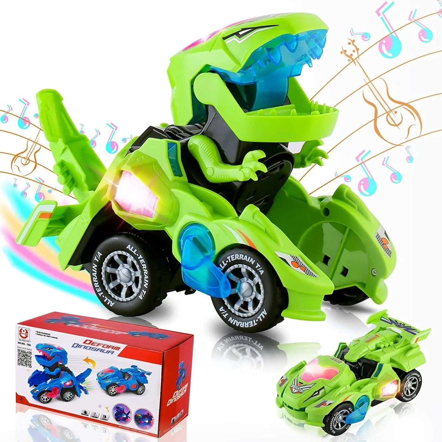 Dinosaur Car Transformer Duelist