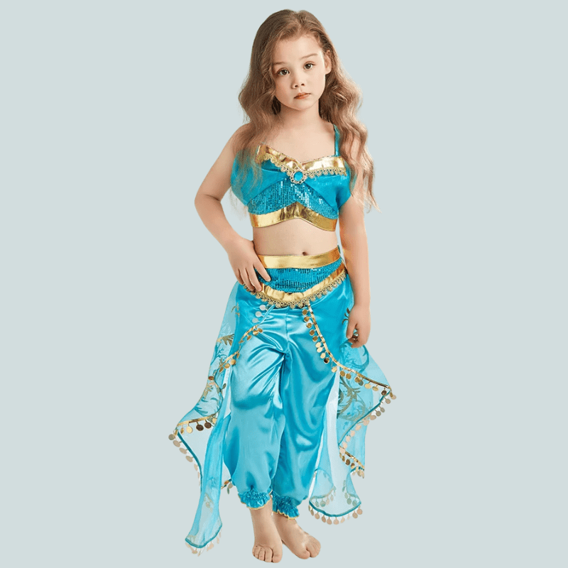 Princess Jasmine Sequined Arabian Costume