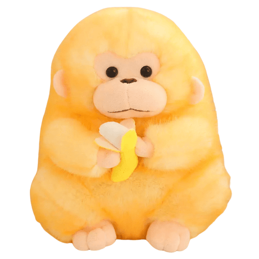 Golden Banana Buddy - Monkey Stuffed Animal