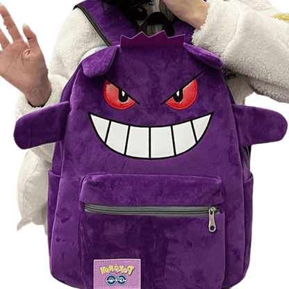 Pokemon Backpack Cute Gengar Plush