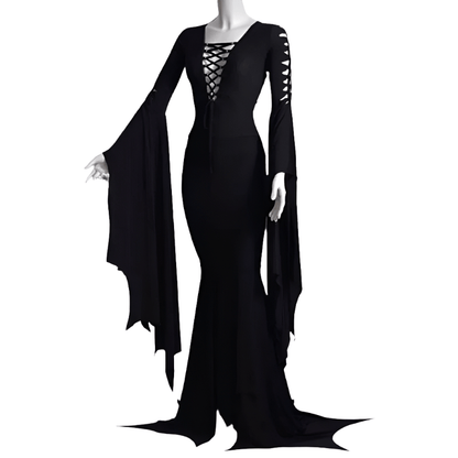 Vampire Costume Women Gothic Flared Sleeve