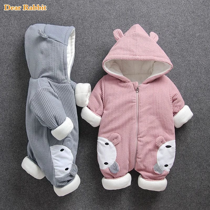 Baby Snowsuit Romper - Warm Cotton Winter Coat