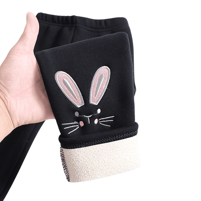 Cozy Bunny Winter Kids Leggings