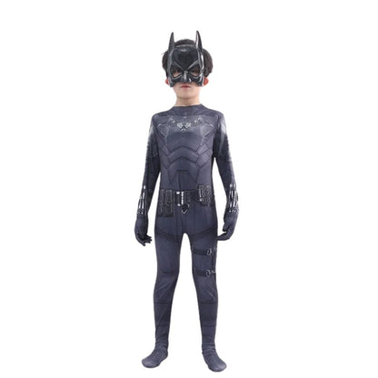 Batman Costume Kids All Black with Cape