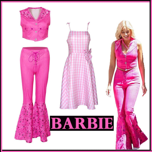 Barbie Costume Margot Robbie's Barbie Cosplay