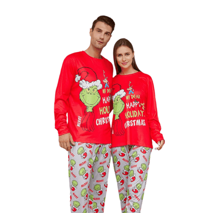 Grinch Family Christmas Pajama Set