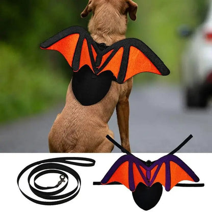 Dog Halloween Costume Bat Wings Black Pet