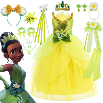 Princess Tiana Sparkle Ball Gown