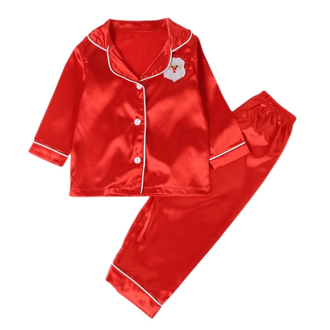 Holiday Ice Silk Pajama Set