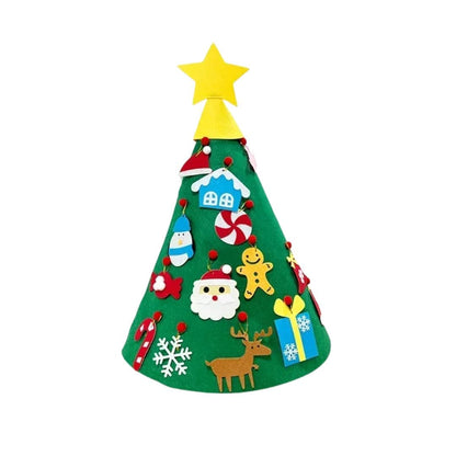 Merry 3D Felt Christmas Tree