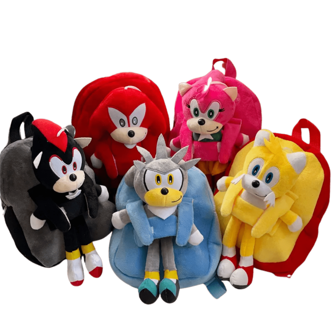 Sonic Backpack Removable Plush Toy