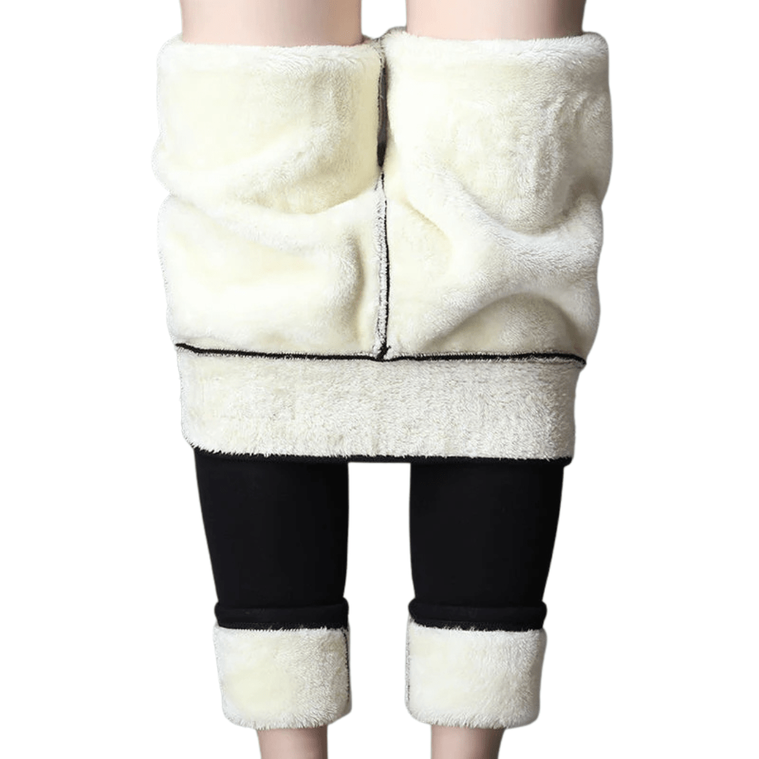 Winter Thicken Fleece Lined Tights High Waist