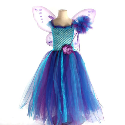 Fairy Costume Girls Fairy Princess Ball Gown